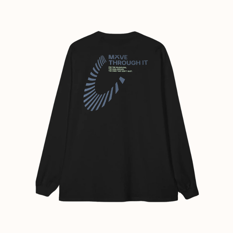 Through It Reflective Long Sleeve Tee