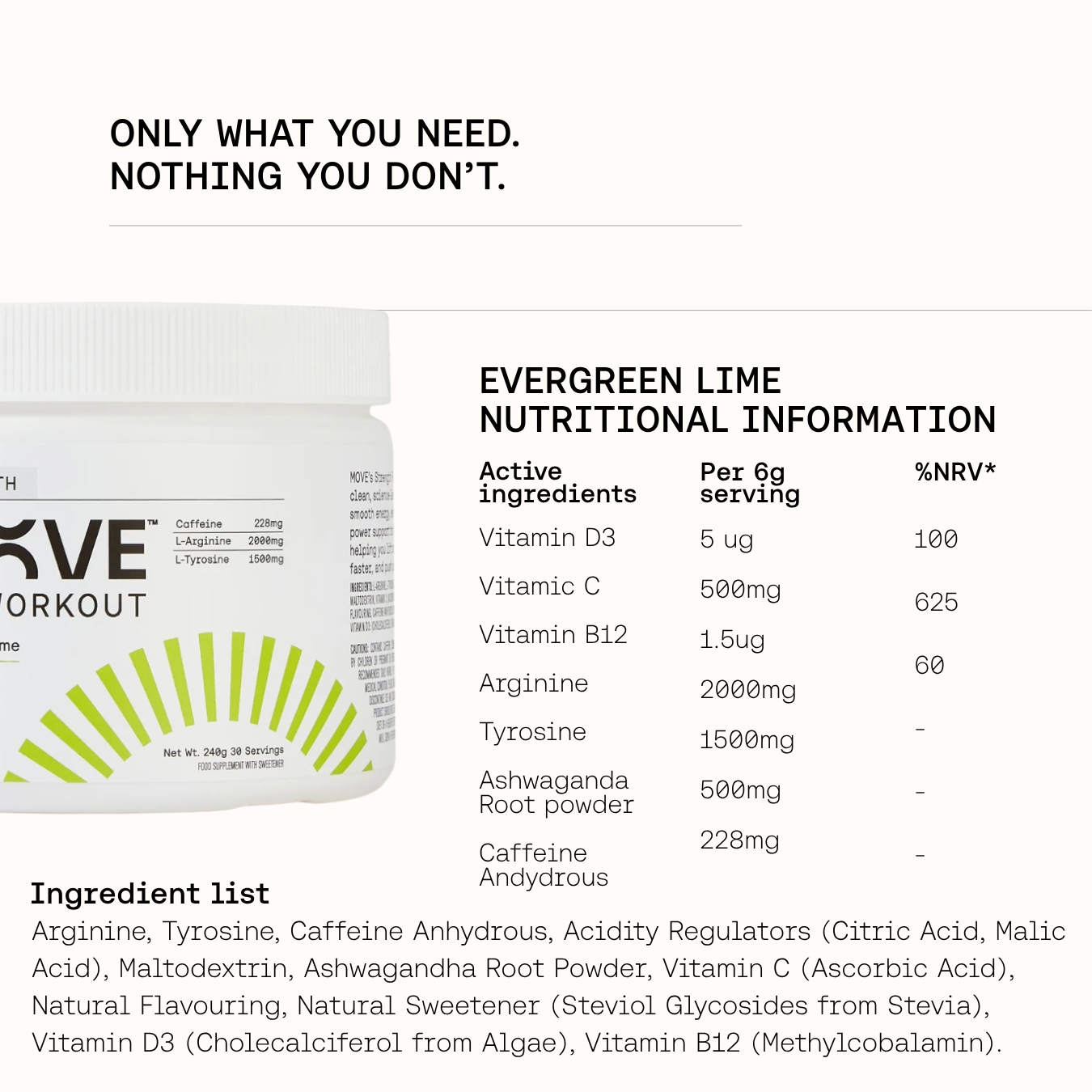 Strength Formula Tub